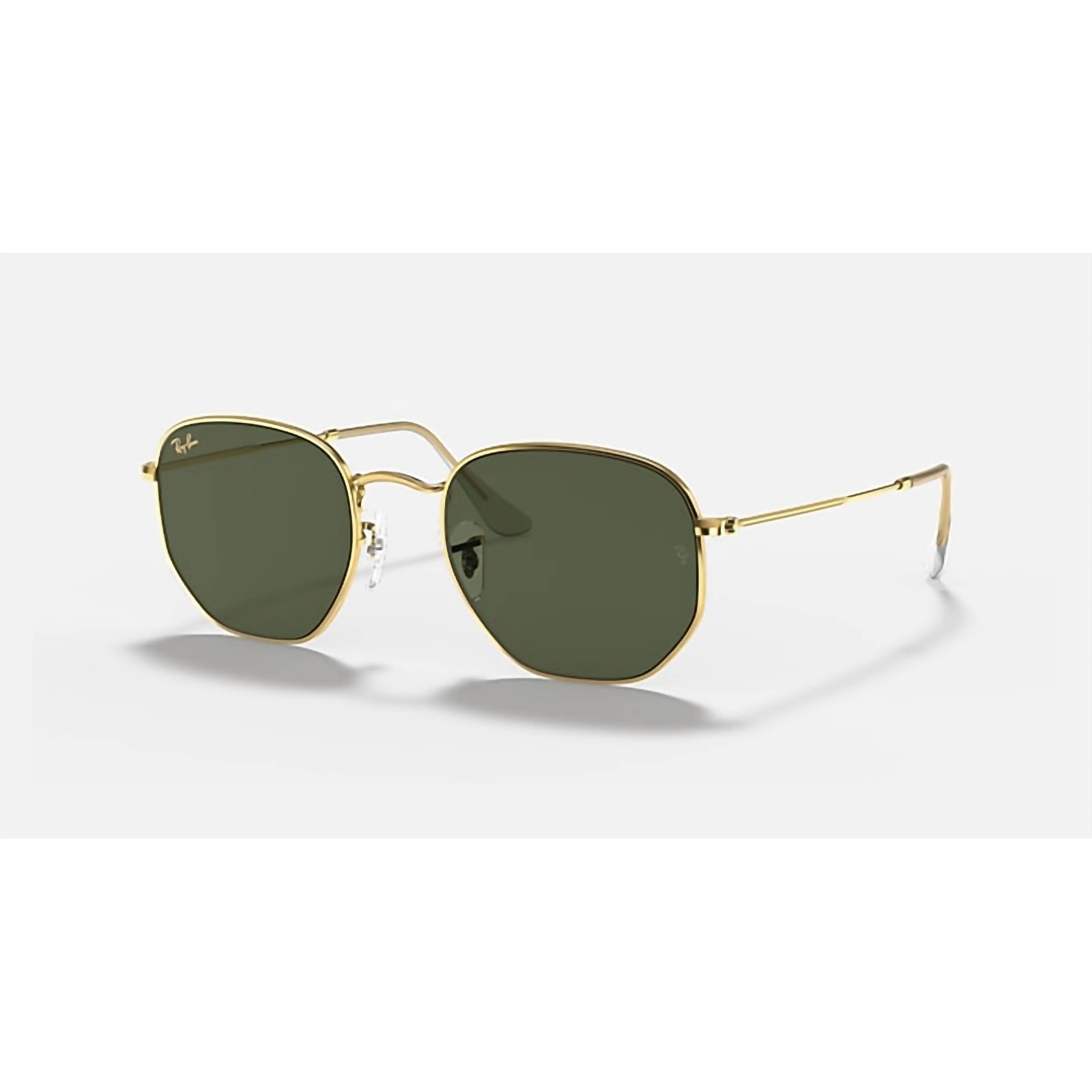 New Ray Ban Men's Hexagonal Sunglasses In Polished Gold